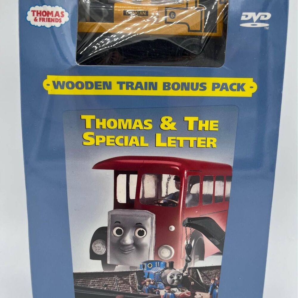 Thomas & Friends: Thomas & the Special Letter DVD Wooden Train Bonus Pack NEW